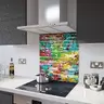 Rainbow Brick Wall